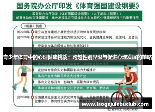 青少年体育中的心理健康挑战：跨越性别界限与促进心理发展的策略